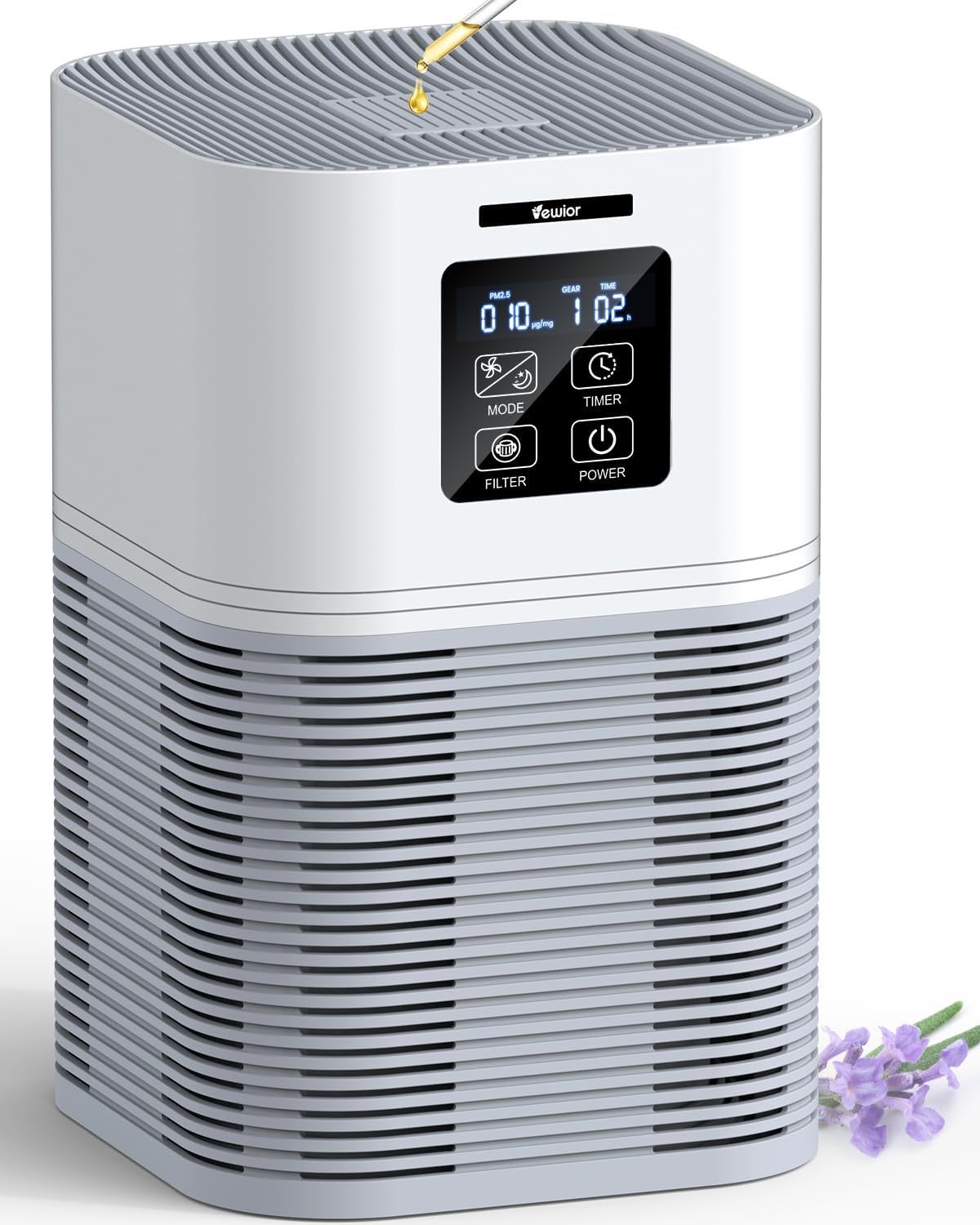 Vewior A1 Air Purifier. Compact HEPA Detox for 600 sq ft