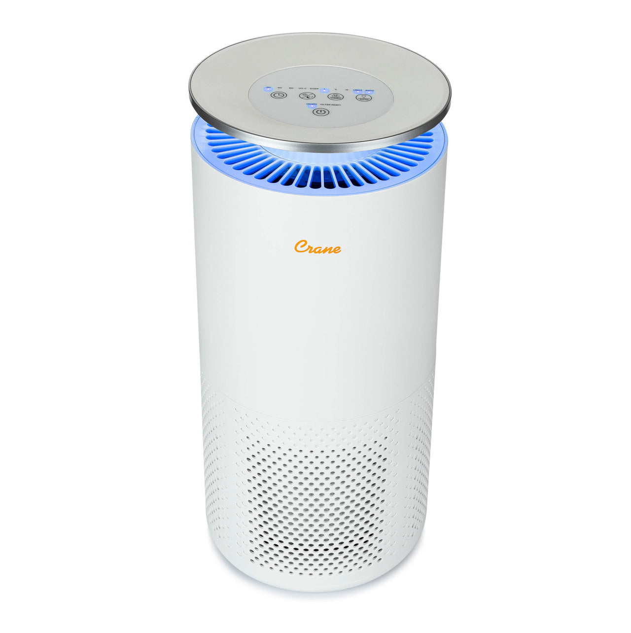 Crane Air Purifier with True HEPA Filter 500 Sq Feet Coverage Timer Function Sleep Mode Built in Air Quality Monitor EE-5069