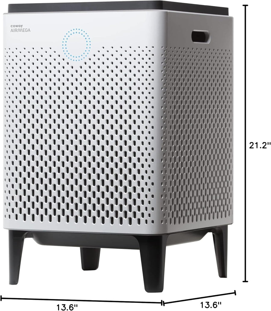 Coway Airmega 300S. Full - Room (1256 sq ft) Smart Detox HEPA Purifier with App + Alexa - Plastic Detox Now
