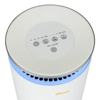 Crane Air Purifier with True HEPA Filter 500 Sq Feet Coverage Timer Function Sleep Mode Built in Air Quality Monitor EE - 5069 - Plastic Detox Now
