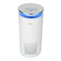 Crane Air Purifier with True HEPA Filter 500 Sq Feet Coverage Timer Function Sleep Mode Built in Air Quality Monitor EE - 5069 - Plastic Detox Now